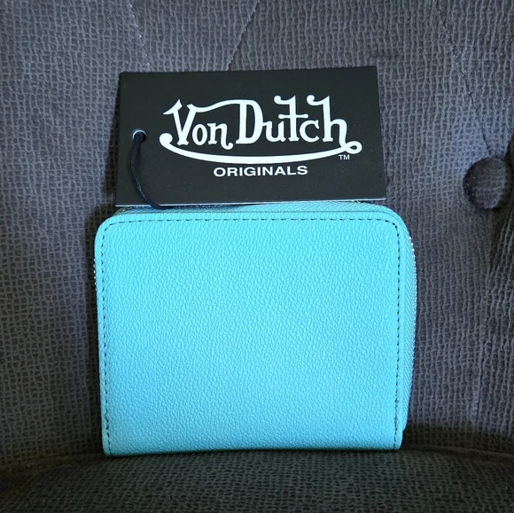 Von Dutch Turquoise🩵 Bifold✌️ Wallet - NWT - Picture 3 of 13